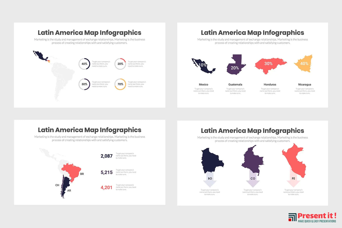 Latin America Infographics