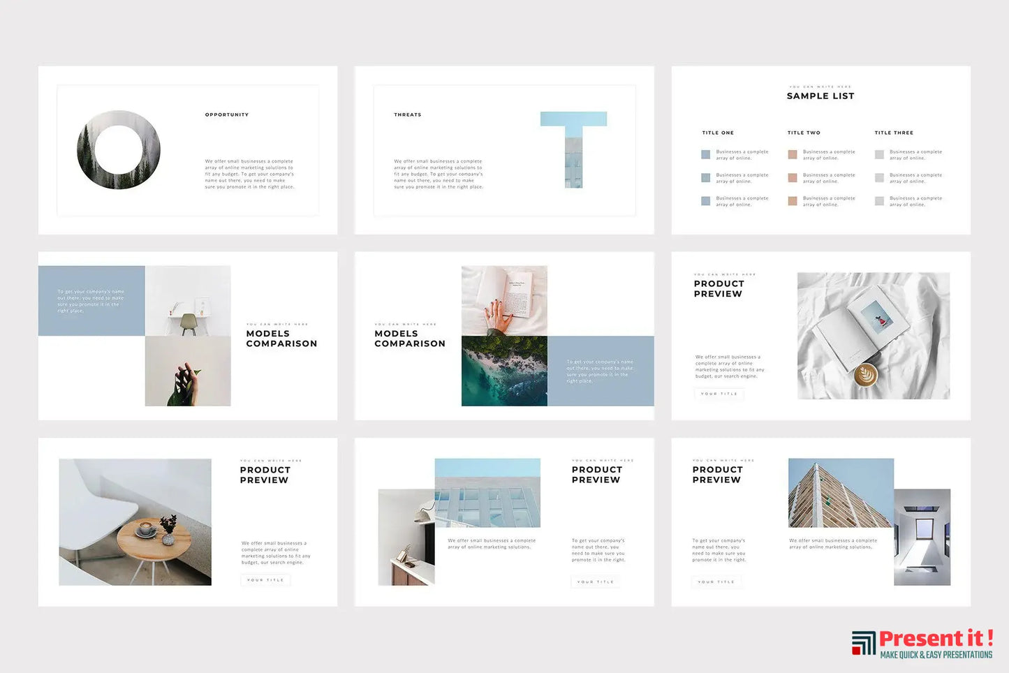 Meiryo Minimalist PowerPoint Template