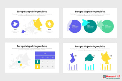 Europe Maps Infographics