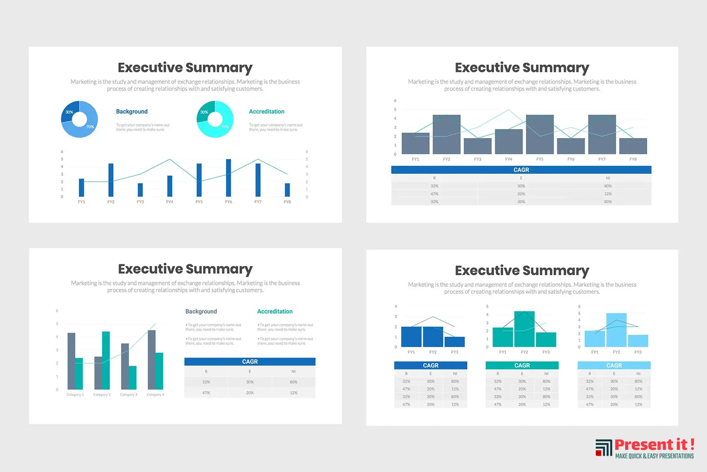 Executive Summary Infographics