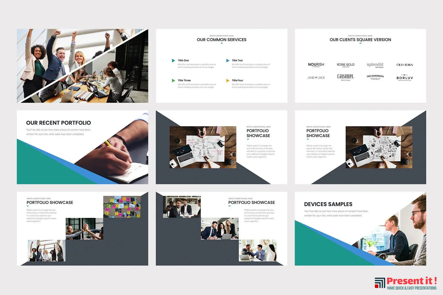 Fenix Marketing Pitch Keynote Template