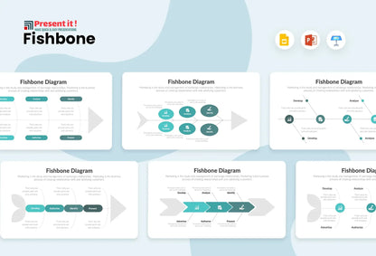 Fishbone Infographics Template