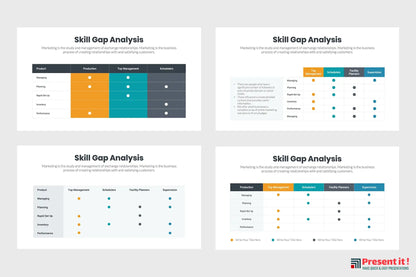 Skill Gap Analysis Infographics