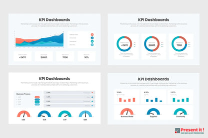 KPI Dashboard Infographics