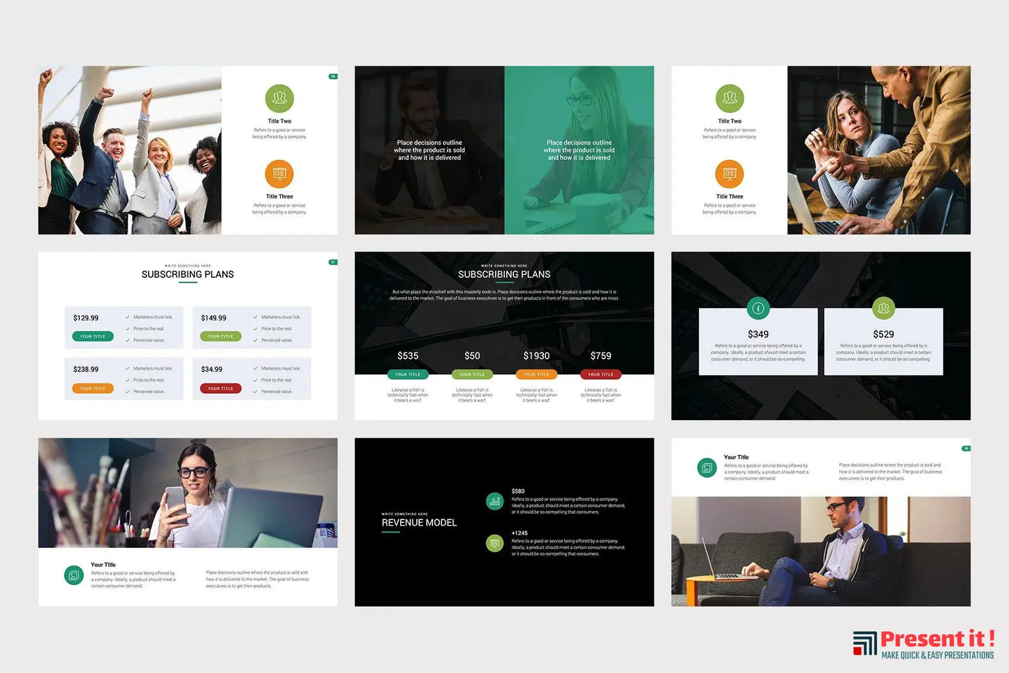 Highland Marketing Pitch Deck Keynote Template