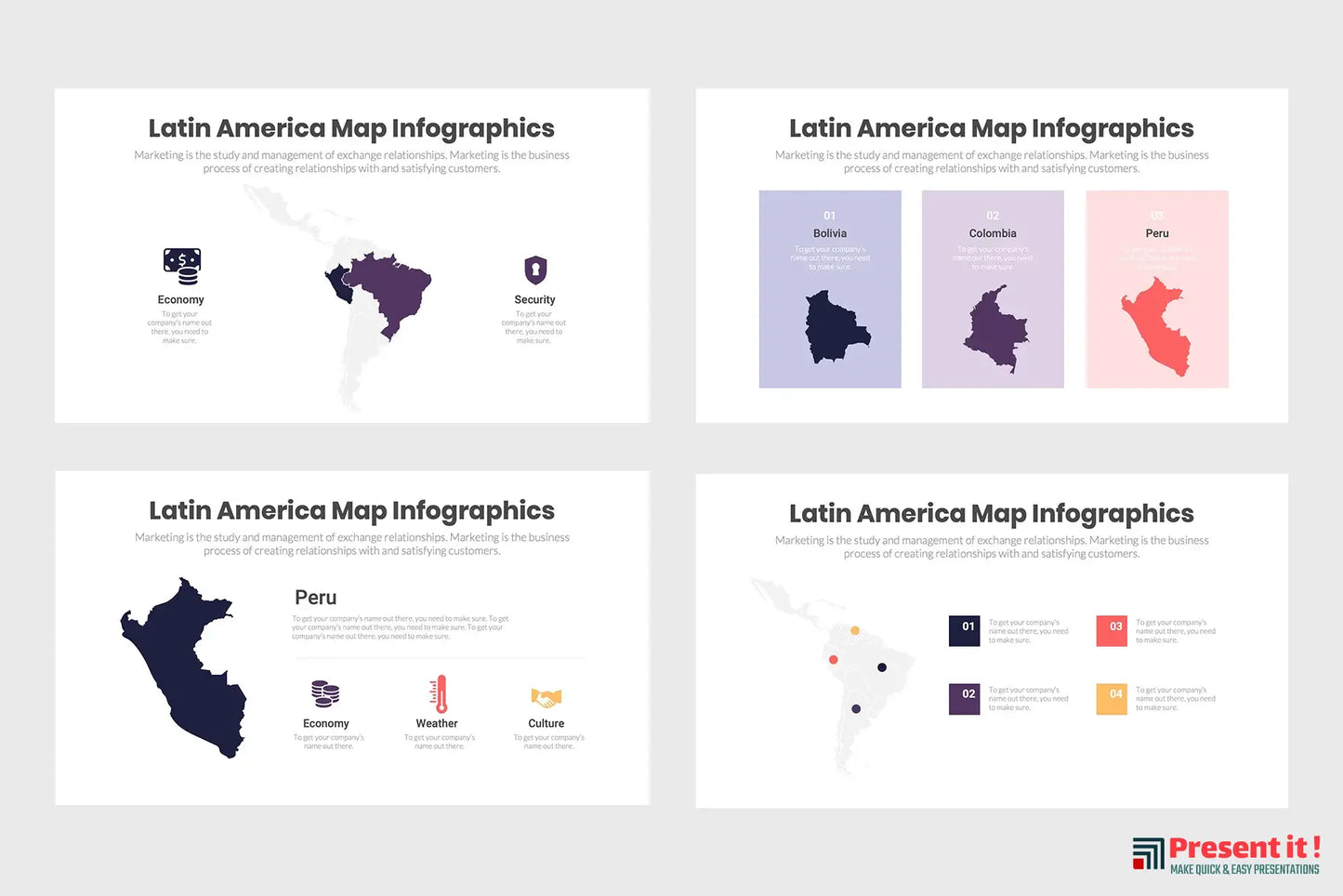 Latin America Infographics