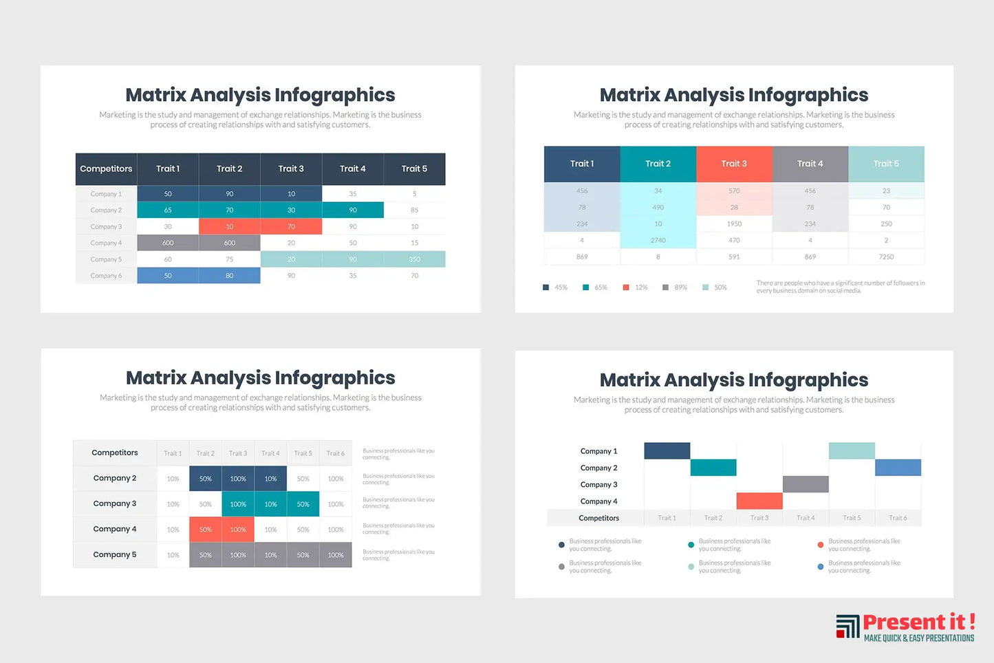 Matrix Analysis Infographics