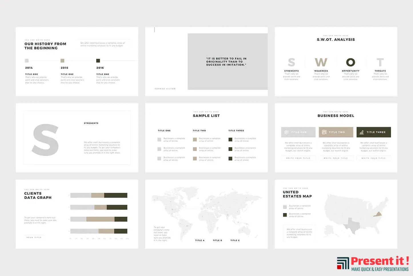 Meiryo Minimalist PowerPoint Template