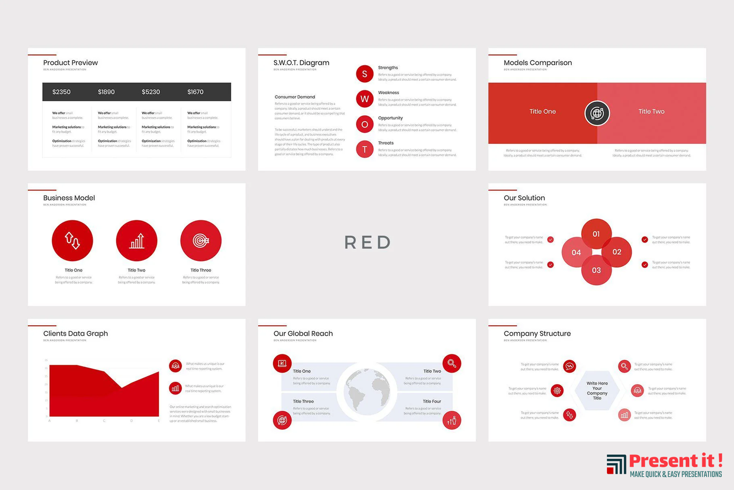 Della Business PowerPoint Template