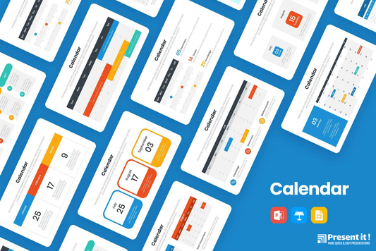 Calendar Infographics Template