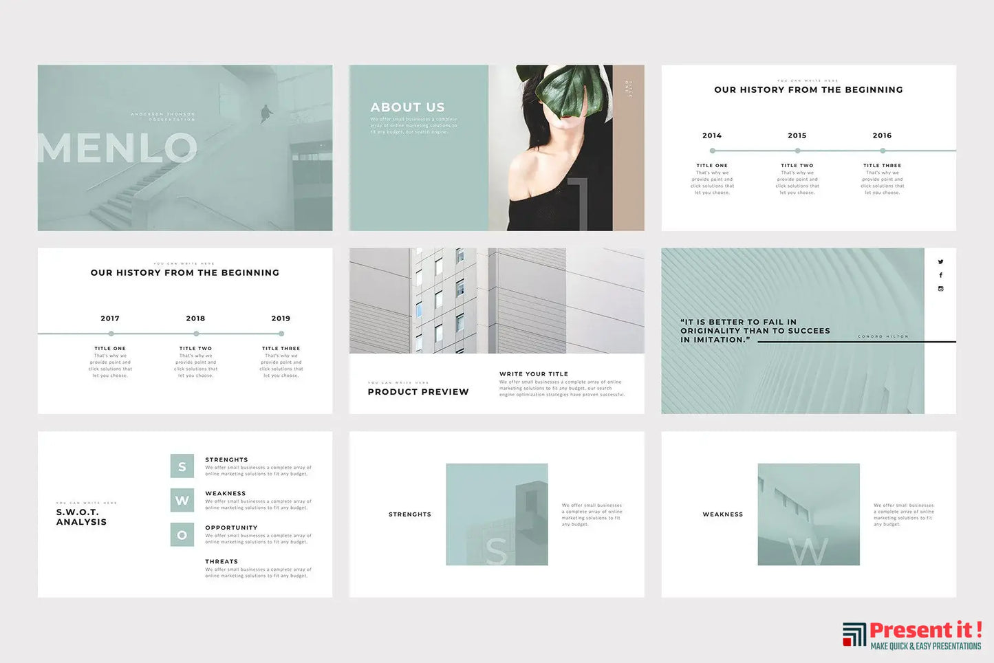 Segoe Keynote Template