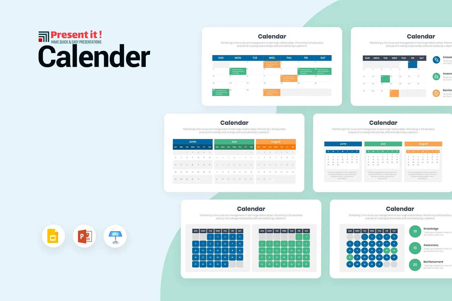 Calendar Infographics