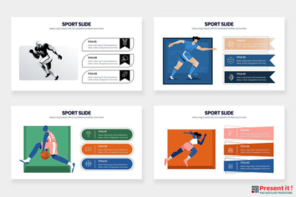 Sport Infographics for PowerPoint, Keynote, Illustrator and Google Slides