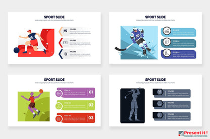 Sport Infographics for PowerPoint, Keynote, Illustrator and Google Slides