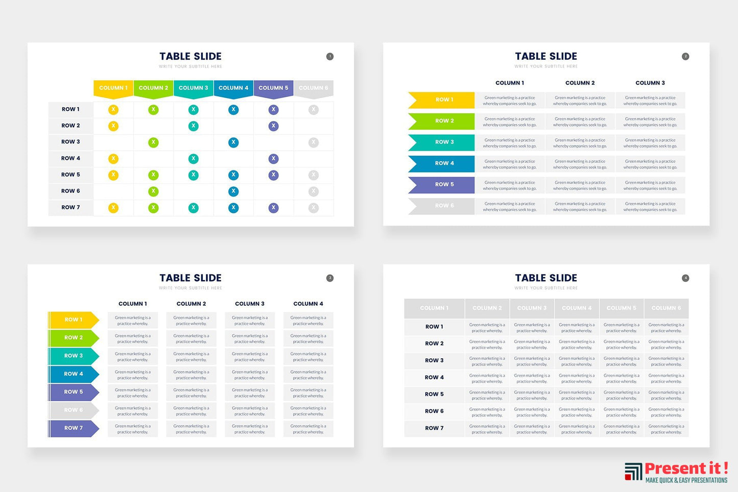 Table Infographics