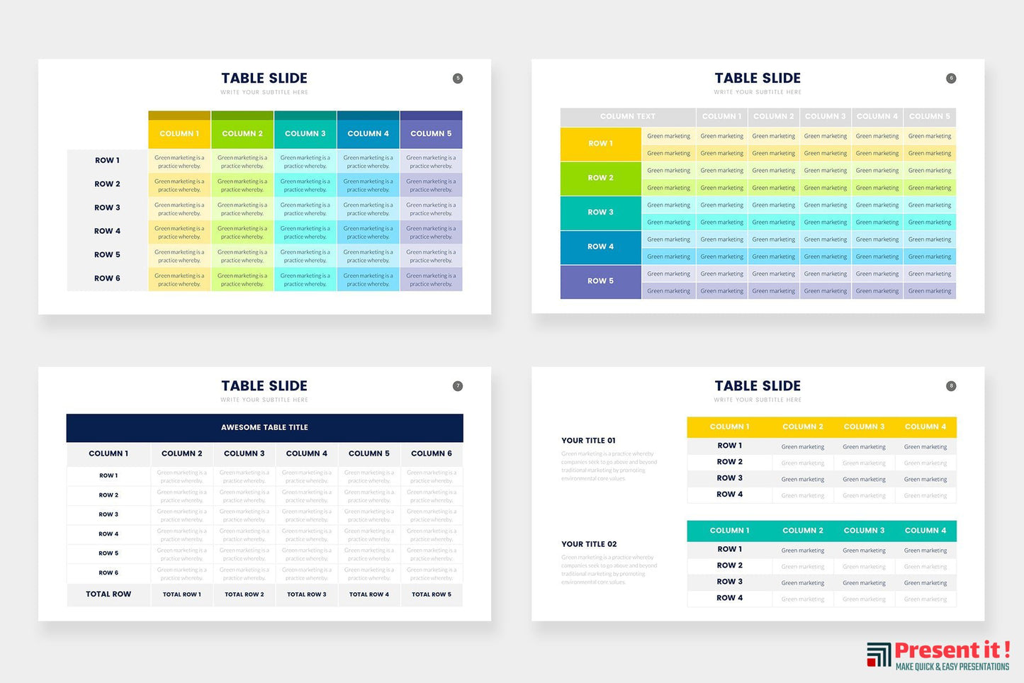 Table Infographics