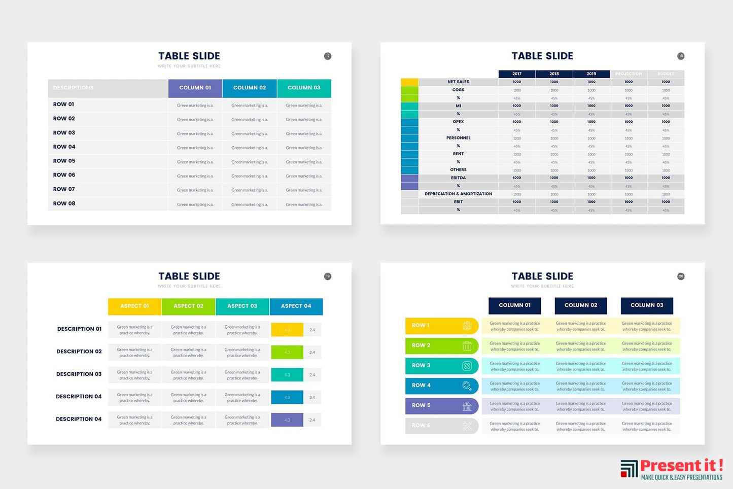 Table Infographics