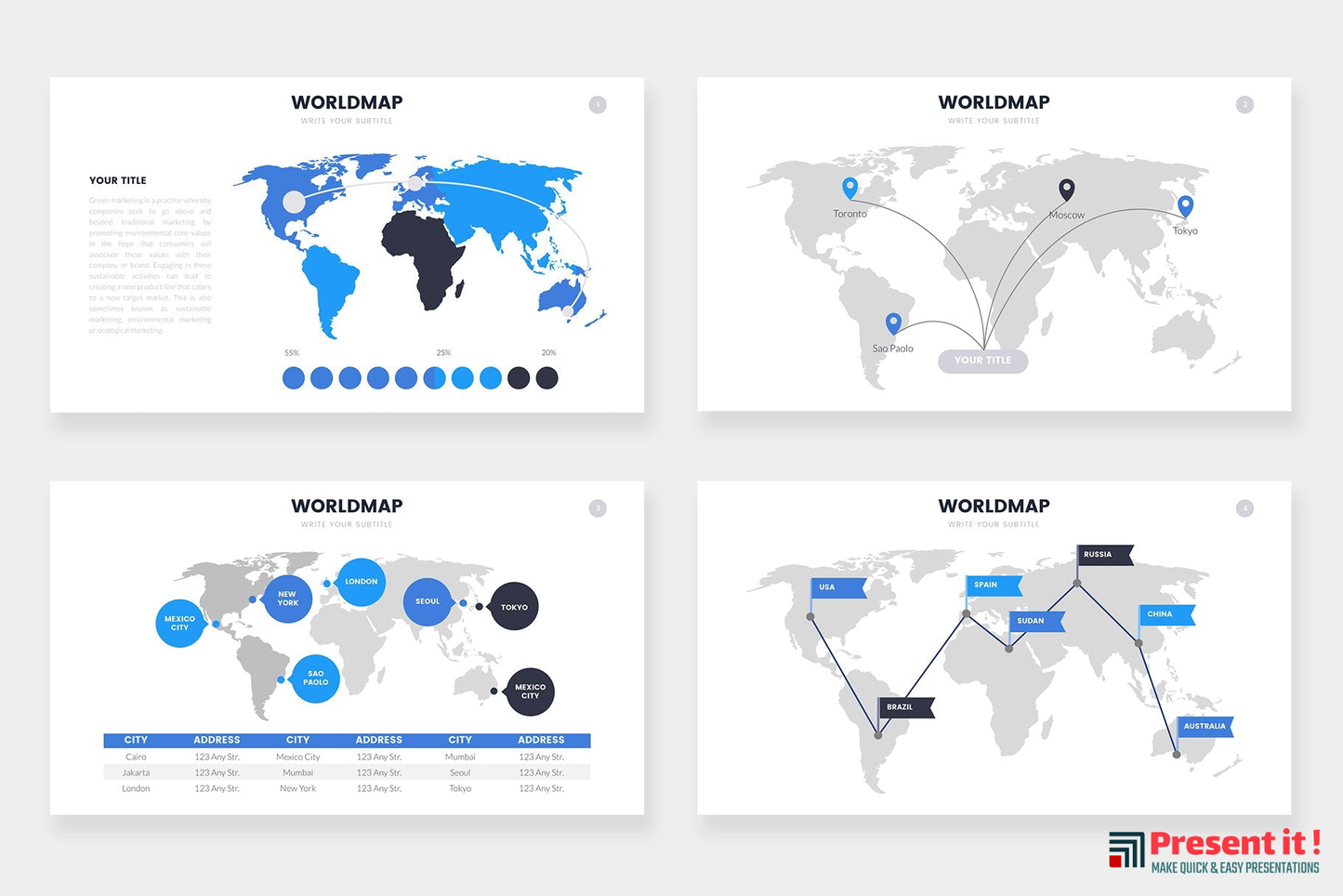 Worldmap Infographics