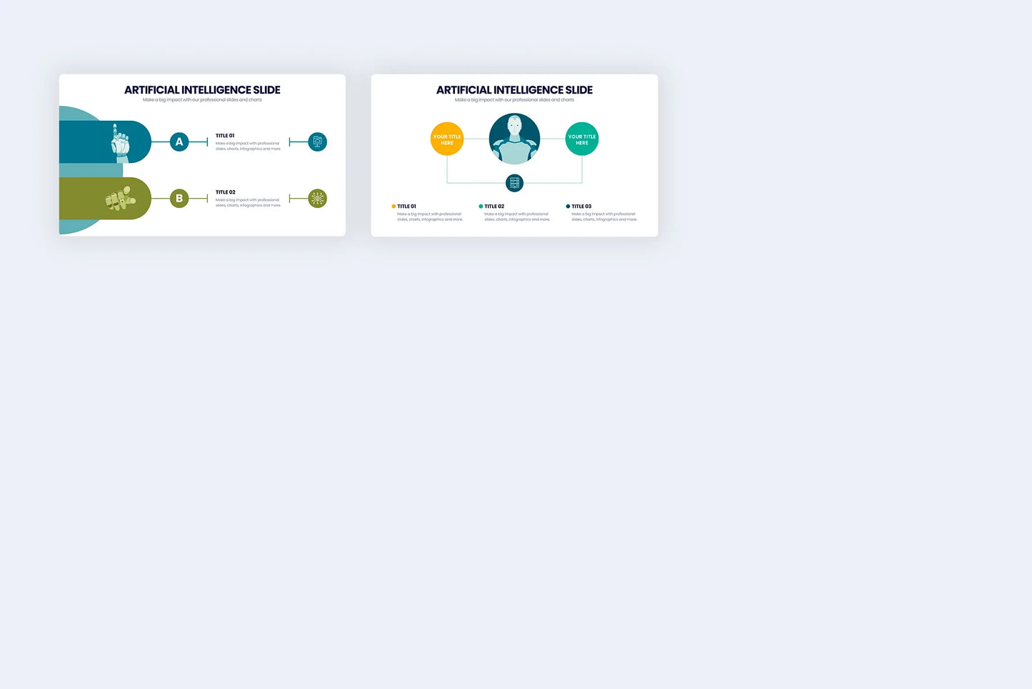 Artificial Intelligence Infographics PowerPoint templates