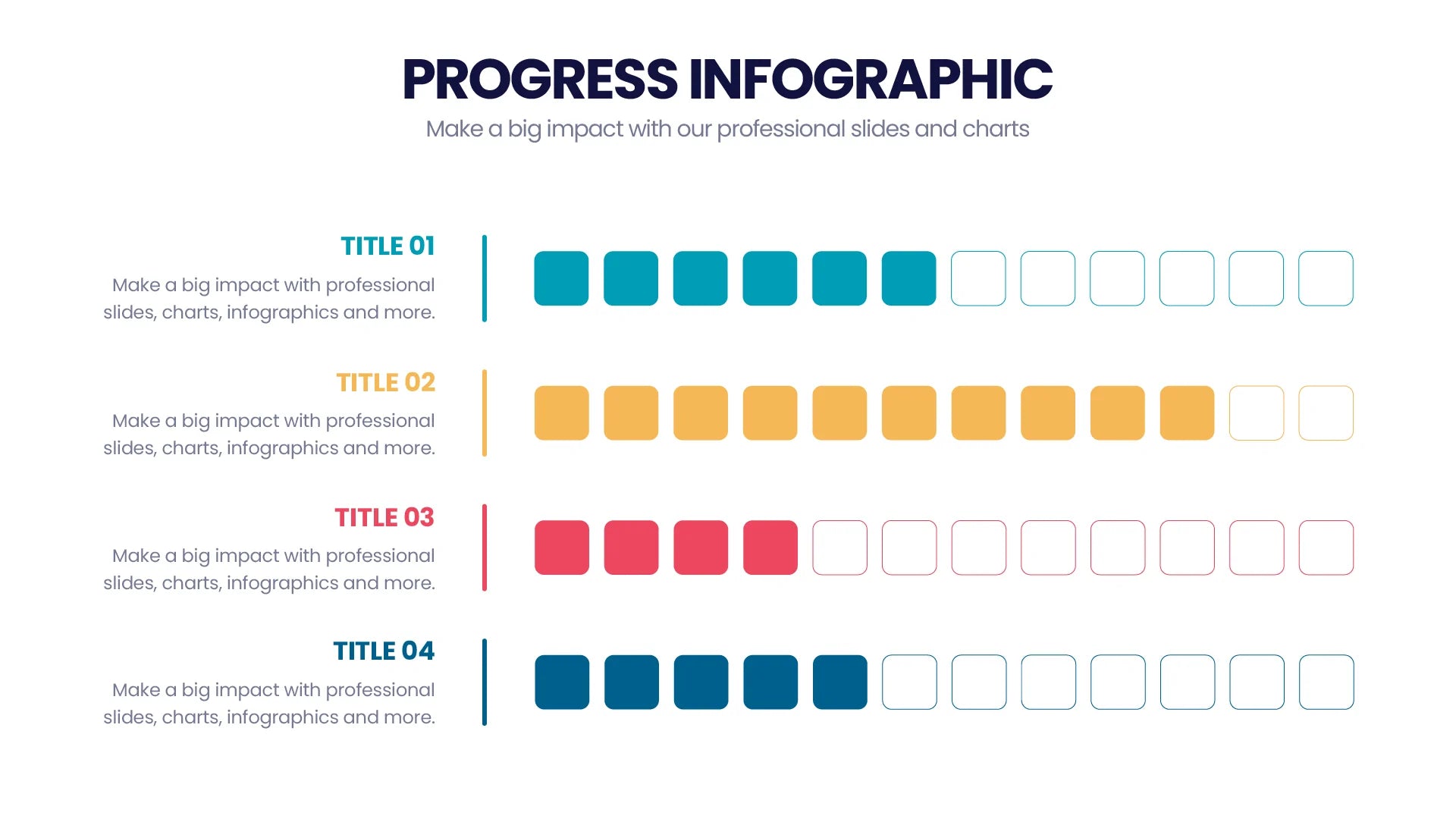 Progress Infographic templates