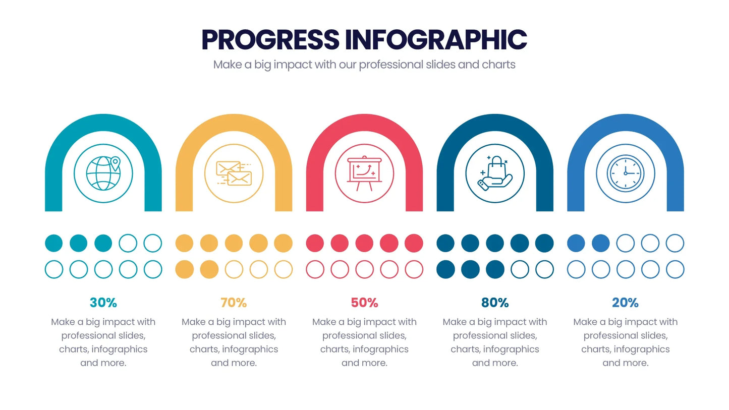 Progress Infographic templates