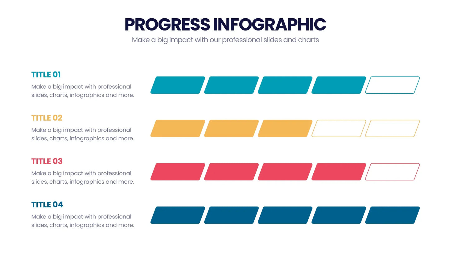 Progress Infographic templates