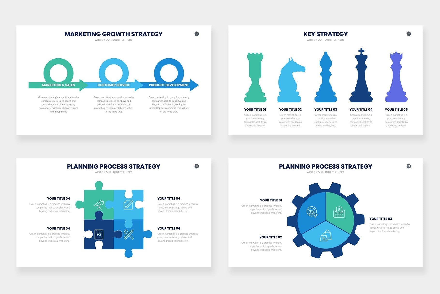 Strategy Infographic templates